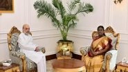India News | Union Minister Amit Shah Calls on President Droupadi Murmu