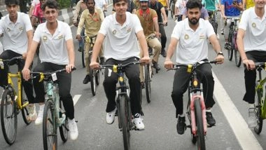 Sports News | With Aim of Obesity, Pollution-free Nation, 34th Edition of Fit India Sundays on Cycle Organised
