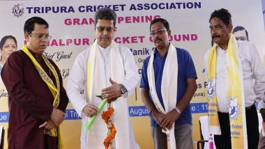 India News | Tripura's First International Cricket Stadium to Be Ready by December: CM Saha