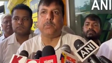 India News | AAP MP Sanjay Singh Meets Pahalgam Terror Attack Victims Shubham Dwivedi's Family