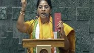 India News | Congress MP R Sudha's Gold Chain Snatched in Delhi; Tamil Nadu MP Writes to Home Minister Amit Shah