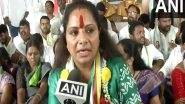 India News | Telangana: BRS MLC K Kavitha Stages 72-hour Hunger Strike, Demanding Clearance of 42% OBC Reservation Bill