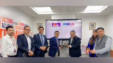 Business News | SBI Life Insurance Joins Hands with AU Small Finance Bank to Make Comprehensive Insurance Solutions Accessible Across India