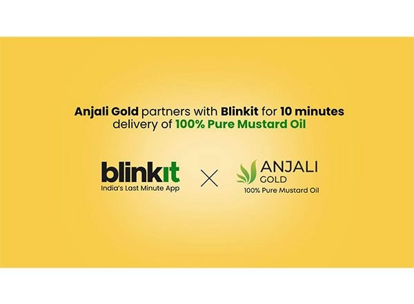 Business News | Anjali Gold Partners with Blinkit to Enable Direct-to-Consumer Delivery of 100% Pure Mustard Oil
