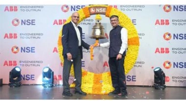 Business News | ABB India Marks 30 Years of NSE Listing