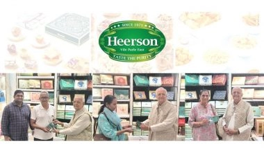 Business News | Heerson Awards 50 Loyal Customers With Gold Coins As It Celebrates 50 Years Of Purity And Taste