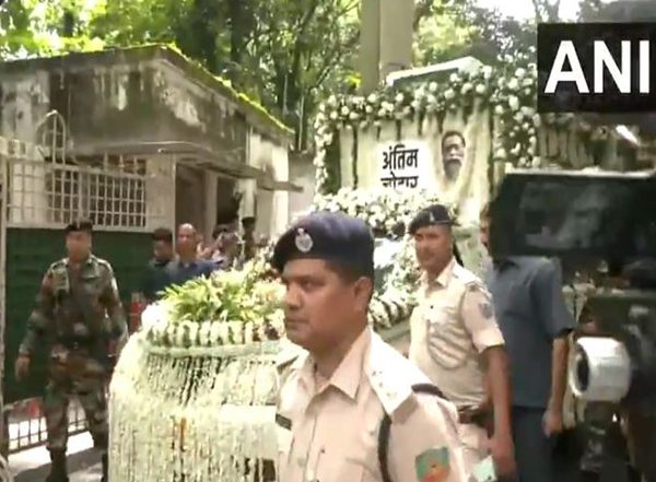 India News | JMM Founder Shibu Soren's Mortal Remains Taken to Jharkhand State Assembly