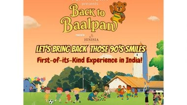 Business News | Flammora Presents: BACK TO BAALPAN - India's First 90s-Themed Family Carnival for Children and Families