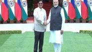 World News | Philippines President Holds Talks with PM Modi at Hyderabad House