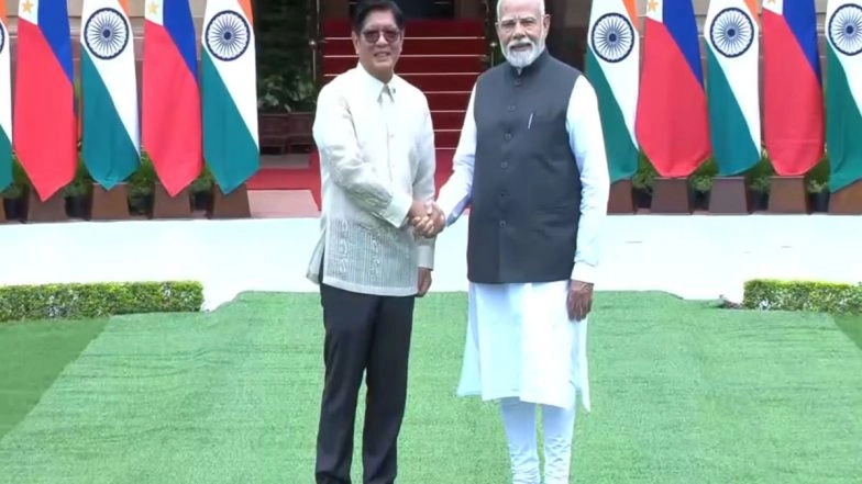 World News | Philippines President Holds Talks with PM Modi at Hyderabad House