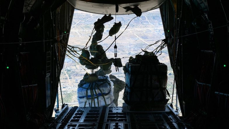 World News | Canada Conducts First Humanitarian Airdrop in Gaza