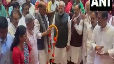 India News | NDA Parliamentary Party Passes Resolution Saluting Armed Forces Valour During Op Sindoor