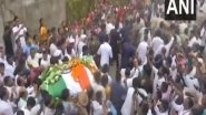 India News | Former Jharkhand CM Shibu Soren's Mortal Remains Taken for Last Rites in His Native Village Nimra