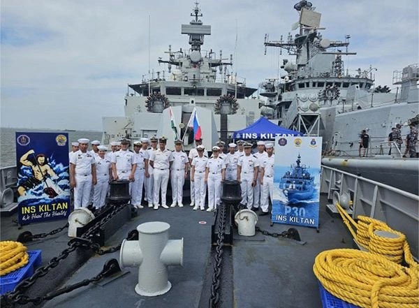 India News | Indian Navy's Eastern Fleet Ships on Operational Deployment in South East Asia Conclude Port Call at Manila