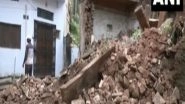 India News | 100-year-old House Collapses in Gwalior Due to Heavy Rain