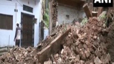 India News | 100-year-old House Collapses in Gwalior Due to Heavy Rain