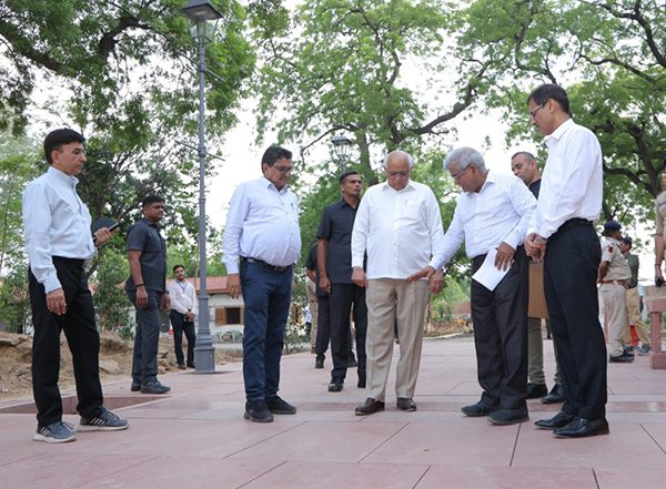 India News | CM Bhupendra Patel Conducts On-site Inspection of Sabarmati Ashram Redevelopment Project Inspired by PM Modi