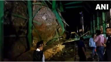 India News | Railway Services Suspended on Haridwar-Dehradun Route as Boulder Came on Track