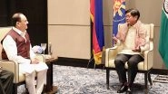 World News | JP Nadda Meets Philippines President Marcos in Delhi as Part of 'Know BJP' Initiative