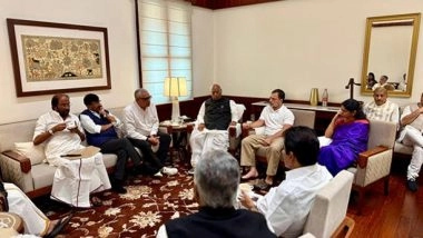 India News | INDIA Bloc Floor Leaders to Meet in Rajya Sabha LoP Office at 10 Am Today