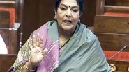 India News | Congress MP Renuka Chowdhury Gives Suspension of Business Notice in RS to Discuss Bihar SIR