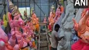 India News | Tamil Nadu: Artisans Make Eco-friendly Ganesha Idols Ahead of Vinayaka Chaturthi