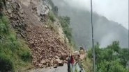 India News | Heavy Rainfall Causes Road Damage on NH-34 in Uttarakhand