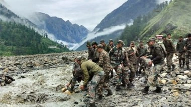 India News | Uttarkashi Flash Floods: Indian Army Intensifies Rescue, Relief Operations in Dharali