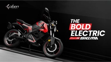 Business News | Oben Electric Launches Next-Gen Rorr EZ Sigma at an Introductory Price of Rs 1.27 Lakh