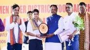 Business News | Odisha CM Honours Jindal Sports Hostel Athlete Sweta Rani for Bronze at Asian Wushu Championship