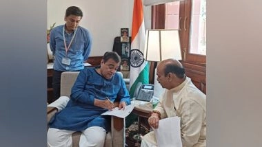 India News | Former Karnataka CM Bommai Urges Nitin Gadkari to Expedite Work on Karwar-Ilkal National Highway