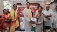 India News | Tripura CM Distributes Textbooks to Underprivileged Students from Different Schools