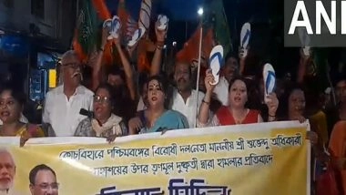 India News | BJP Stages Protest in Howrah over Alleged Attack on Suvendu Adhikari's Convoy