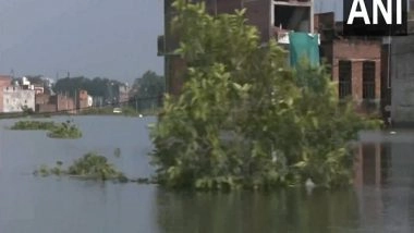 India News | UP: River Ganga Floods Varanasi Residential Areas Amid Heavy Rainfall