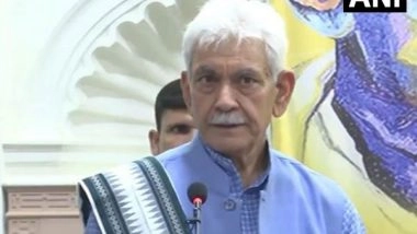 India News | J-K LG Manoj Sinha Pays Condolences to Families of CRPF Personnel Who Died in Accident