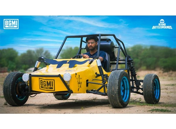 Business News | A Railway Technician Builds a 'Real-Life BGMI Buggy' from Scratch Atop the Roof of His Home in Rajasthan