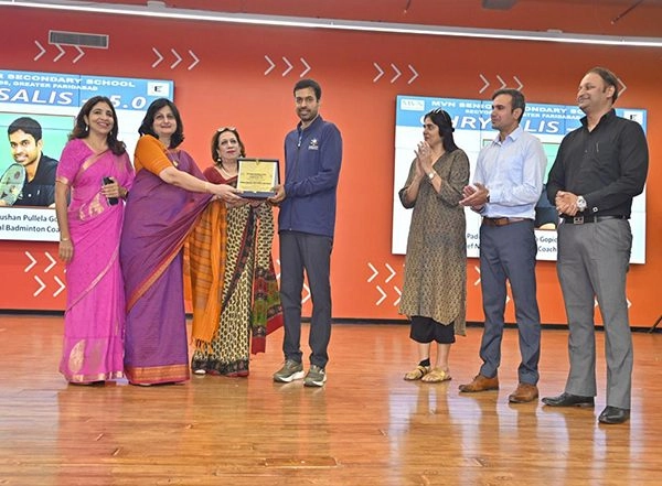Sports News | MVN School Unveils Chrysalis 5.0: A Dazzling Confluence of Excellence, Sportsmanship and Vision with Pullela Gopichand and Varun Sharma