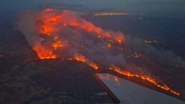 World News | French Firefighters Battle Largest Wildfire Since 1949