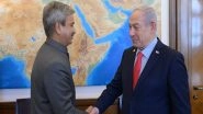 World News |   Israeli PM Benjamin Netanyahu Meets Ambassador JP Singh; Discuss Security, Economic Cooperation