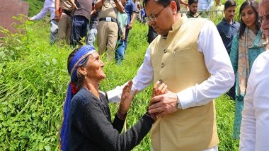 India News | Uttarakhand CM Pushkar Siingh Dhami to Donate Month's Salary for Disaster Relief Work