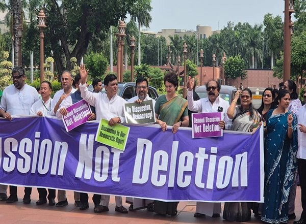 India News | INDIA Bloc to Protest at Parliament Against Bihar Electoral Roll Revision