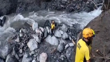 India News | Road Blocked Due to Bridge Collapse Near Uttarakhand's Gangnani; BRO, SDRF Begin Restoration Efforts