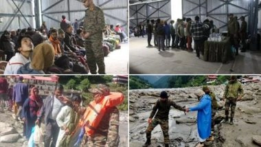India News | Uttarakhand: Army Leads Relief Ops in Dharali; Over 350 Civilians Rescued