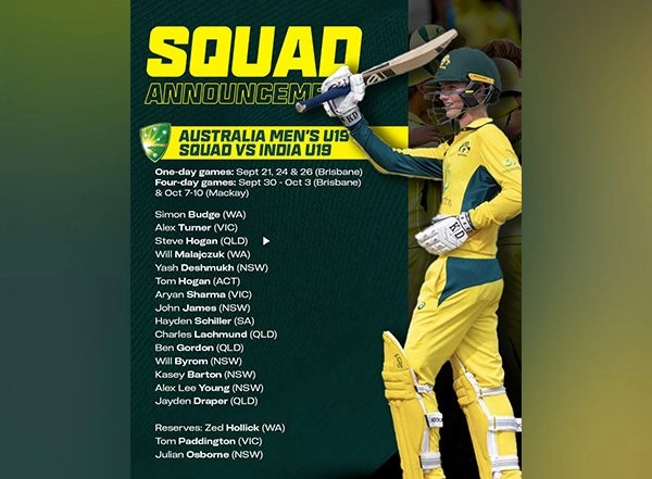 Sports News | Aryan Sharma and Yash Deshmukh Named in Australia U19 Squad