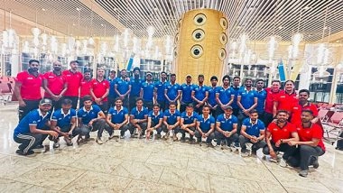 Sports News | Indian Men's Hockey Team Leaves for Crucial Four-match Series in Australia