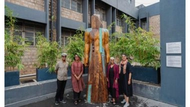 Business News | Zinnov Foundation Powers Bengaluru's Cultural Legacy with Iconic Sculpture at Science Gallery Bengaluru