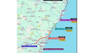 India News | Cabinet Approves Construction of 4-lane Marakkanam-Puducherry Highway in Tamil Nadu on Hybrid Annuity Mode