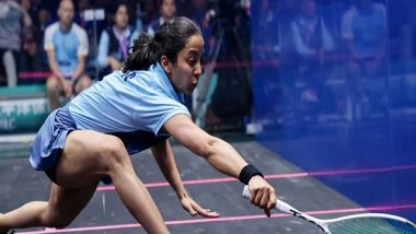 Sports News | Squash India Tour Jaipur 2025: Tanvi Khanna Falls Short in Final Against Egypt's Khafagy