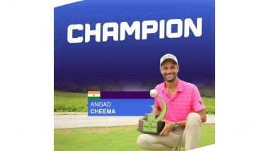 Business News | Angad Cheema Clinches PGTI's Coal India Open 2025 with Commanding Finish in Ahmedabad