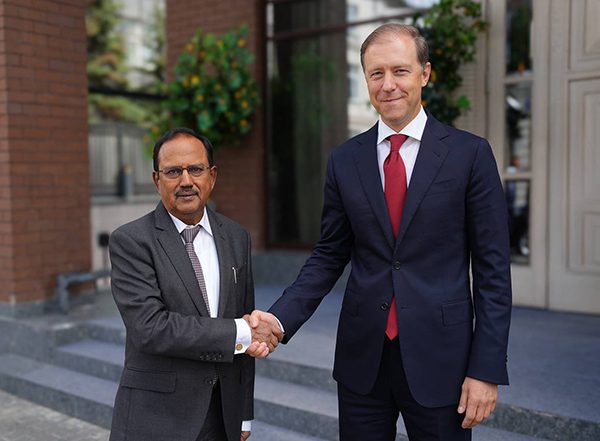 World News | NSA Doval Meets Russia's First Deputy PM, Discusses Defence and Strategic Projects